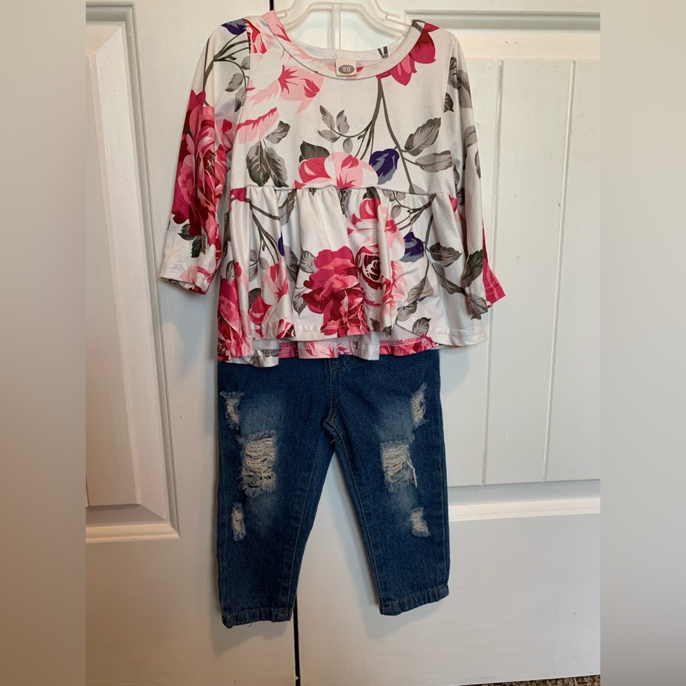 Baby girl 2 piece outfit